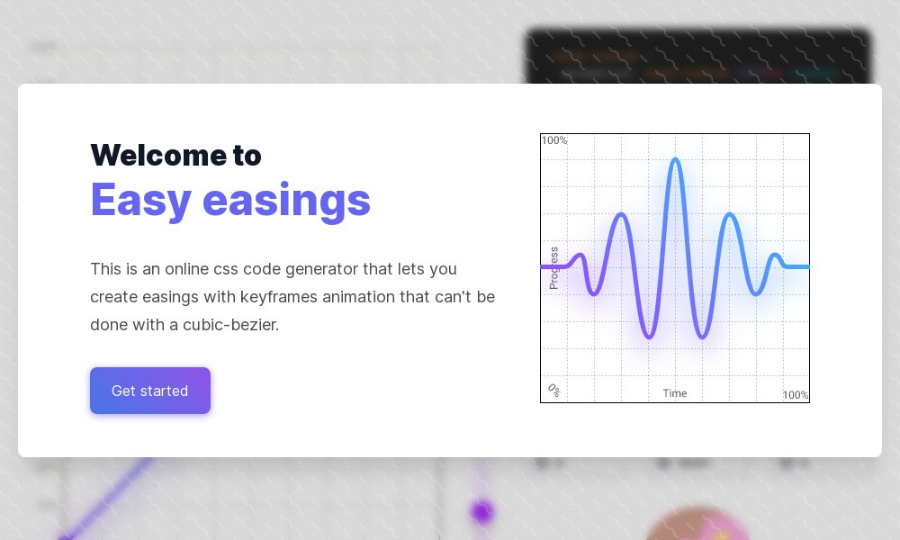 Screenshot of Easy Easings